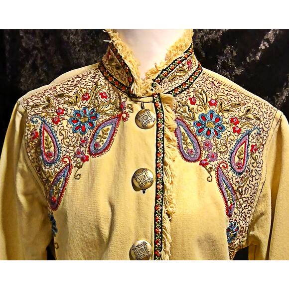 Vintage "Dont Mess with Texas" Ladies Embroidered Jacket - Picture 2 of 5